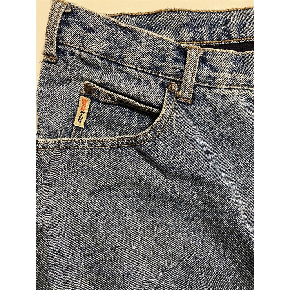Work King‎ 36 x 32 Fleece Lined Dark Wash Denim Insulated Work Jeans - Picture 2 of 7